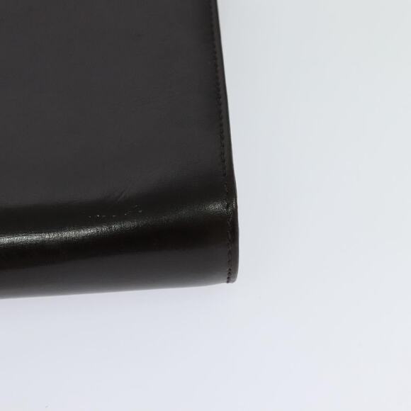 GUCCI Shoulder Bag Leather Brown Gold Silver - Picture 13 of 16